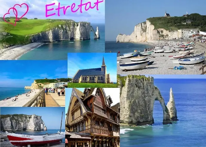 L'escapade Honfleuroise T2, Piscine, Parking, Wifi דירה Équemauville